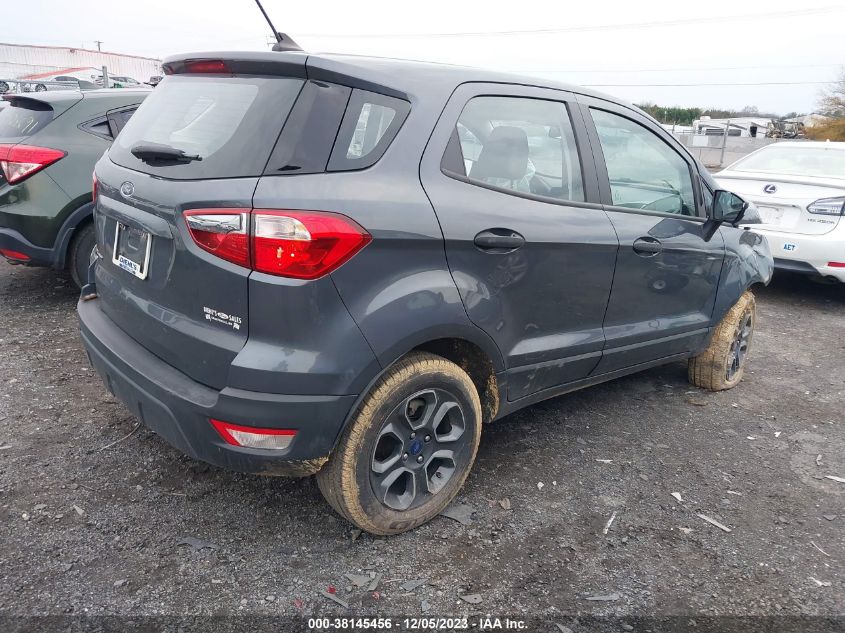 2021 Ford Ecosport S VIN: MAJ3S2FE8MC441892 Lot: 38145456