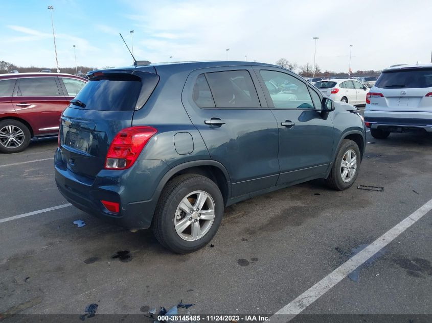 2022 Chevrolet Trax Awd Ls VIN: KL7CJNSM6NB512460 Lot: 38145485