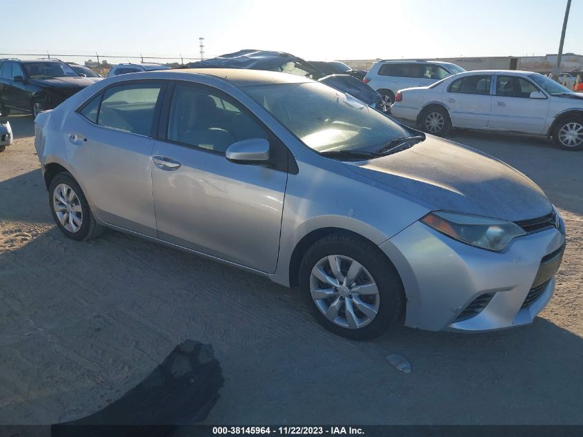 2015 Toyota Corolla Le VIN: 5YFBURHE7FP210627 Lot: 38145964