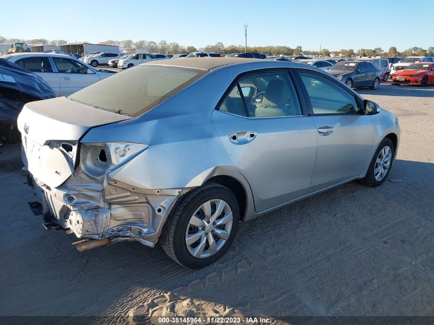 2015 Toyota Corolla Le VIN: 5YFBURHE7FP210627 Lot: 38145964