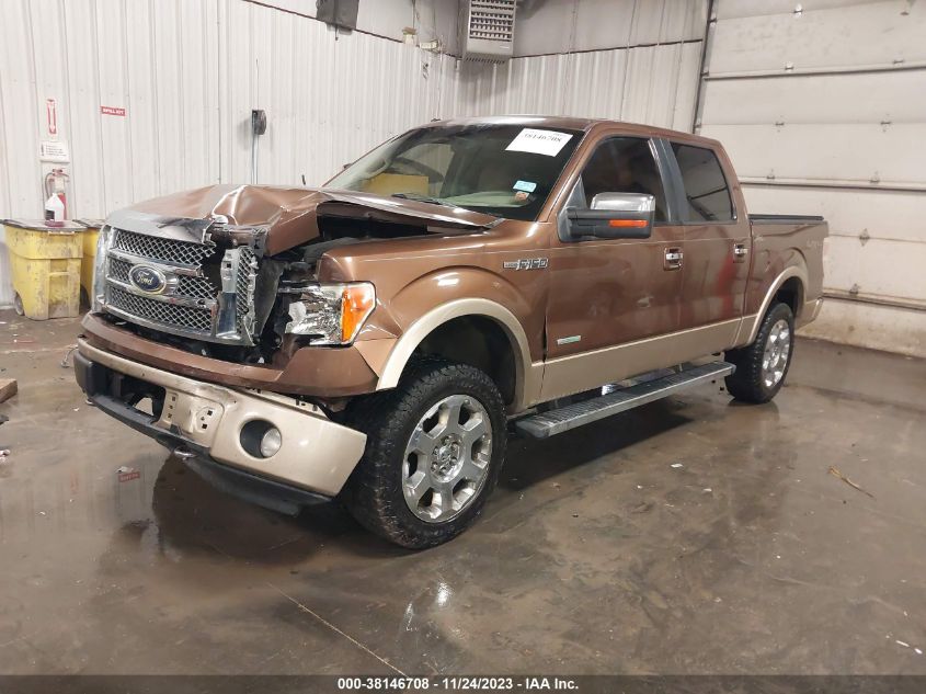 1FTFW1ET8CKD13338 2012 Ford F-150 Lariat