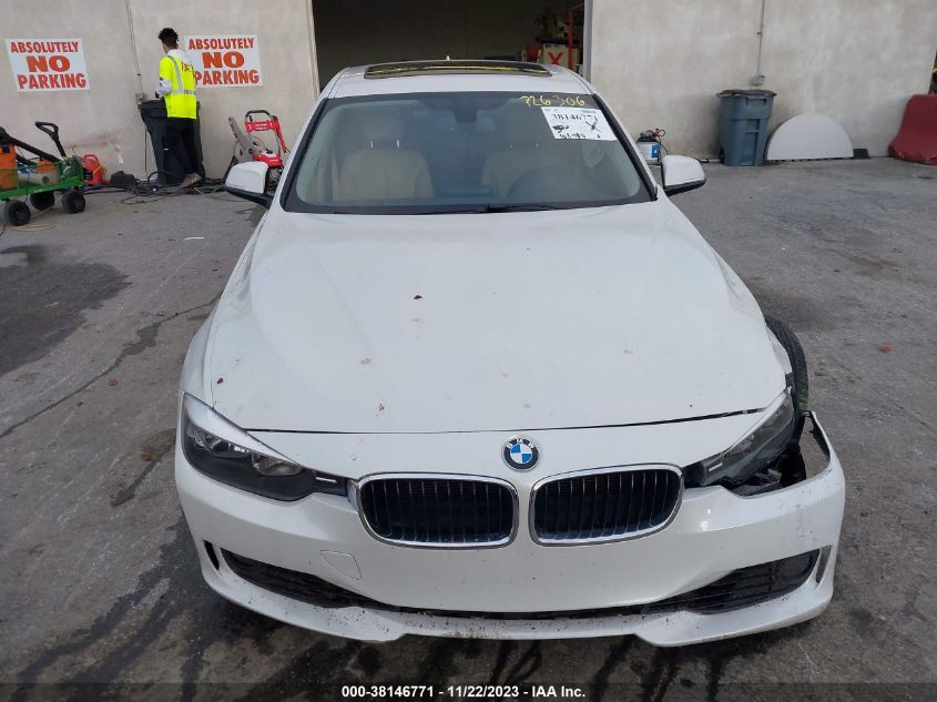 2013 BMW 328I VIN: WBA3A5G55DNP26306 Lot: 38146771