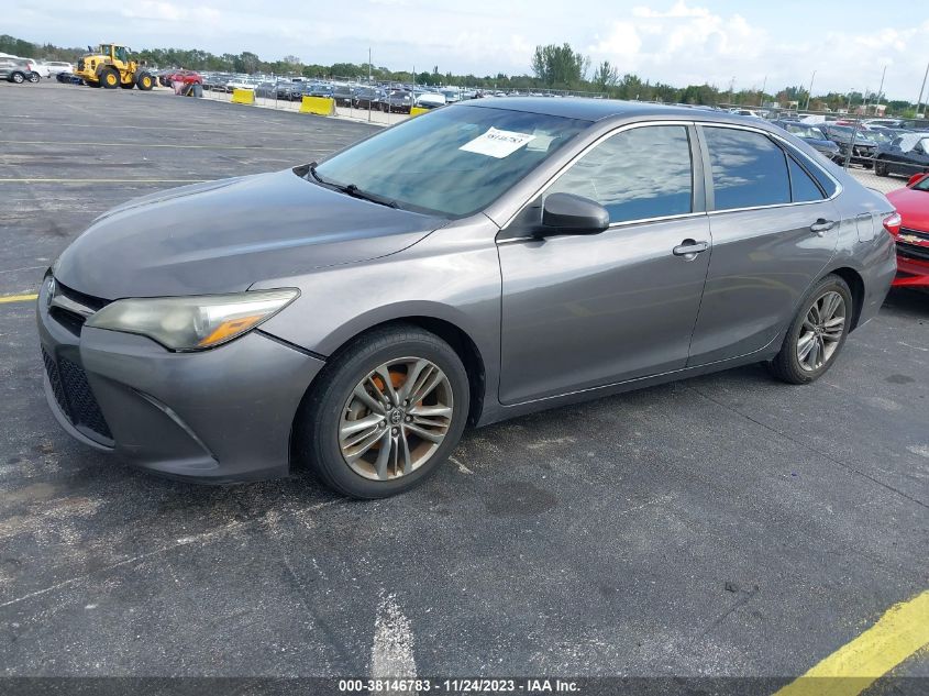 2016 Toyota Camry Se VIN: 4T1BF1FK5GU574162 Lot: 38146783