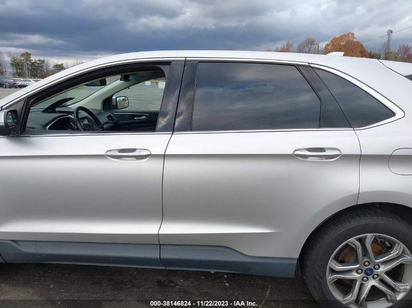 2016 Ford Edge Titanium VIN: 2FMPK3K99GBB44186 Lot: 38146824