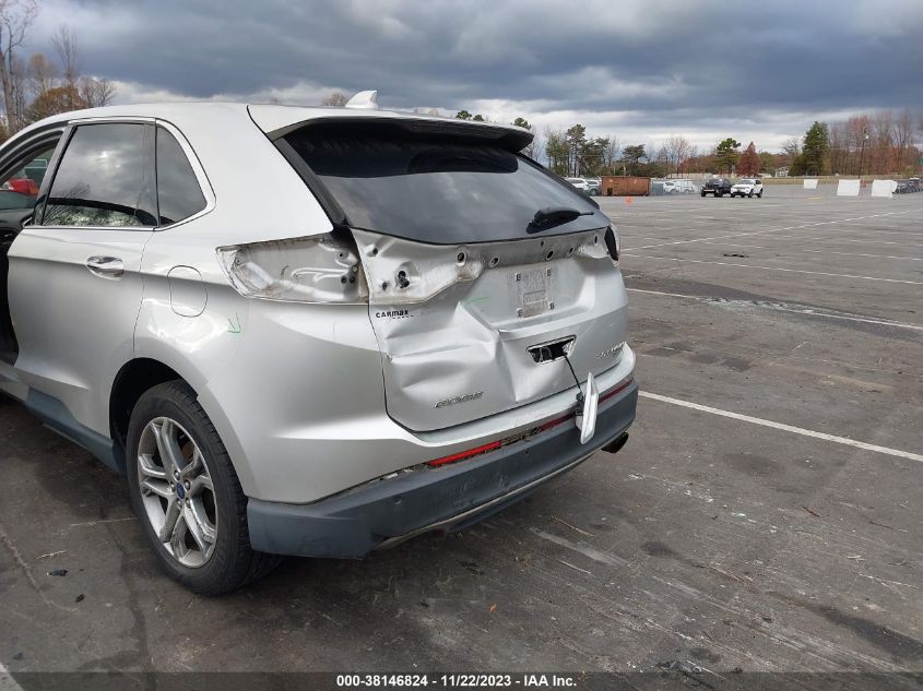2016 Ford Edge Titanium VIN: 2FMPK3K99GBB44186 Lot: 38146824