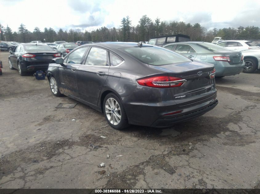 3FA6P0LU4KR101166 2019 Ford Fusion Hybrid Se