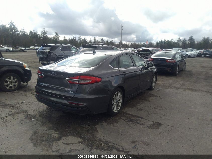 3FA6P0LU4KR101166 2019 Ford Fusion Hybrid Se