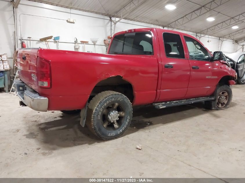 2003 Dodge Ram 2500 St/Slt/Laramie VIN: 3D7KU28D73G732101 Lot: 38147522