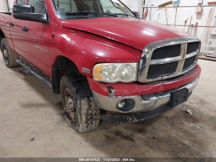 2003 Dodge Ram 2500 St/Slt/Laramie VIN: 3D7KU28D73G732101 Lot: 38147522