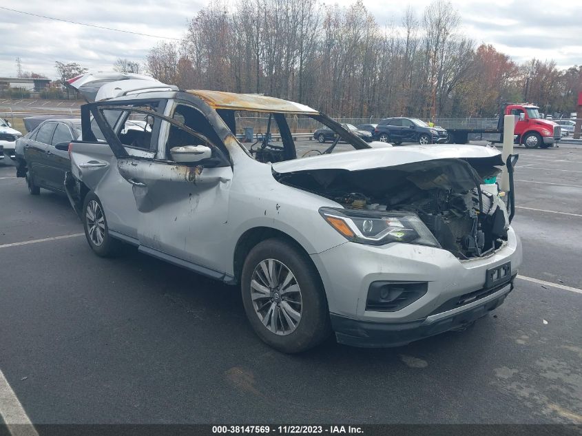 2018 Nissan Pathfinder S VIN: 5N1DR2MM2JC616553 Lot: 38147569