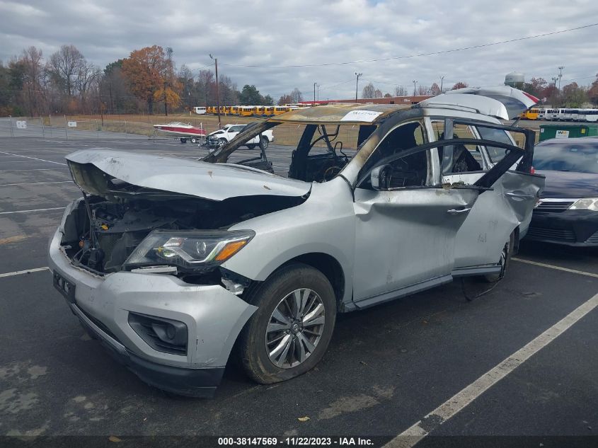 2018 Nissan Pathfinder S VIN: 5N1DR2MM2JC616553 Lot: 38147569