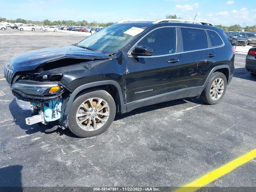 1C4PJLLBXKD301154 2019 Jeep Cherokee Latitude Plus Fwd