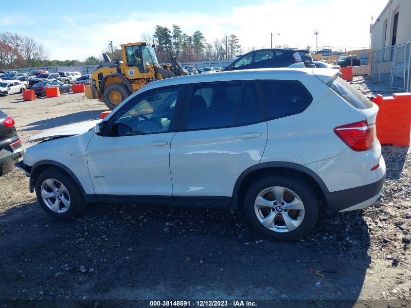 2011 BMW X3 xDrive28I VIN: 5UXWX5C53BL702386 Lot: 38148591