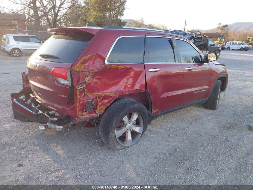 2014 Jeep Grand Cherokee Limited VIN: 1C4RJFBG7EC463244 Lot: 38148740