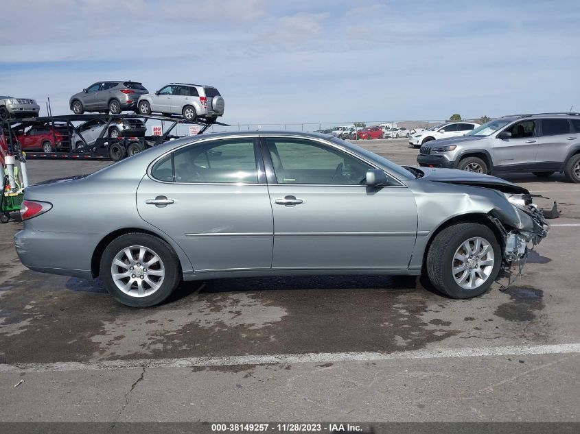 2004 Lexus Es 330 VIN: JTHBA30G545040506 Lot: 38149257