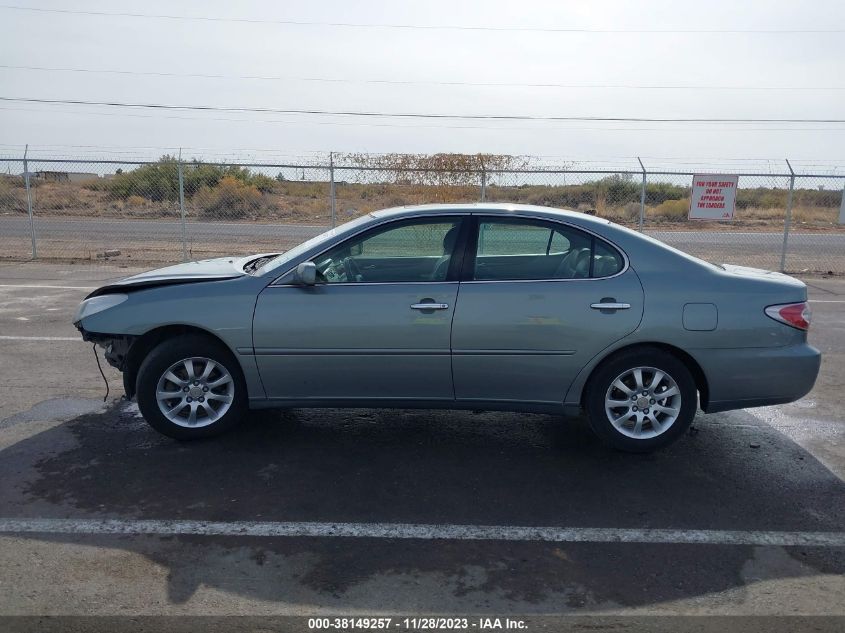 2004 Lexus Es 330 VIN: JTHBA30G545040506 Lot: 38149257