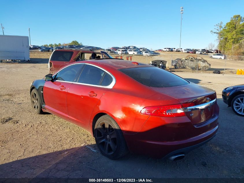 2010 Jaguar Xf VIN: SAJWA0FA0AHR71480 Lot: 38149503