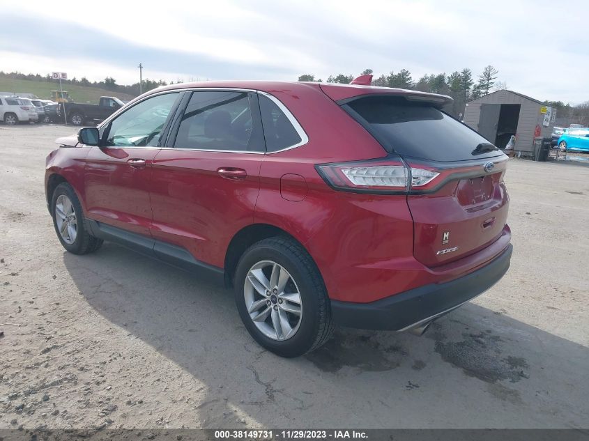 2016 Ford Edge Sel VIN: 2FMPK4J93GBC01683 Lot: 38149731