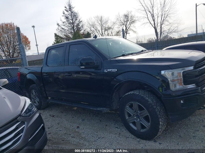 2018 Ford F-150 Lariat VIN: 1FTEW1EP5JFC77323 Lot: 38150272