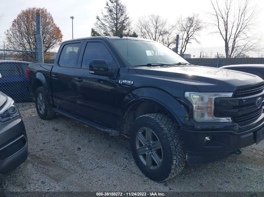 2018 Ford F-150 Lariat VIN: 1FTEW1EP5JFC77323 Lot: 38150272