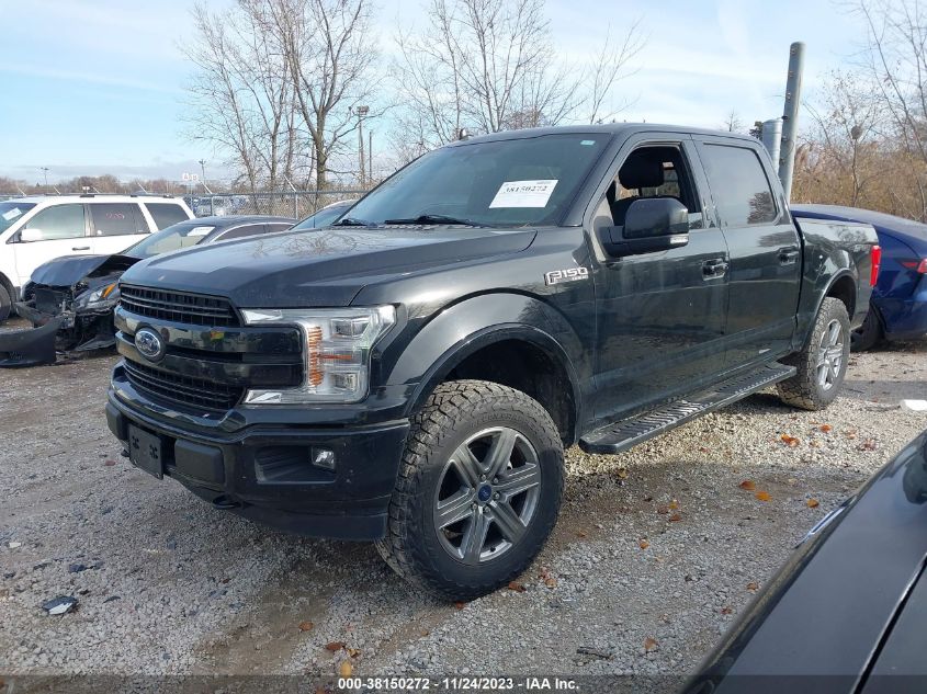 2018 Ford F-150 Lariat VIN: 1FTEW1EP5JFC77323 Lot: 38150272