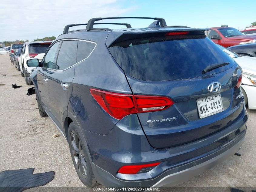 5XYZW4LA3HG452595 2017 Hyundai Santa Fe Sport 2.0T Ultimate