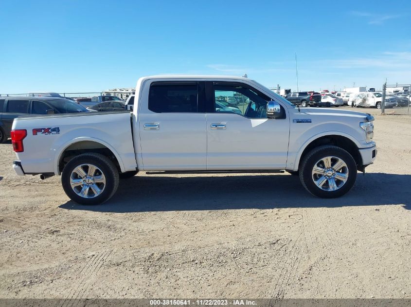 1FTEW1E41KFC87273 2019 Ford F-150 Platinum