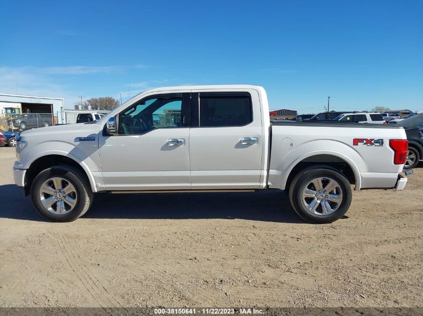 1FTEW1E41KFC87273 2019 Ford F-150 Platinum