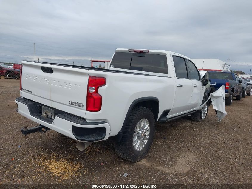 2021 Chevrolet Silverado 2500Hd 4Wd Standard Bed High Country VIN: 1GC4YREY1MF127405 Lot: 40511158