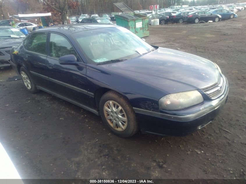 2000 Chevrolet Impala VIN: 2G1WF55EXY9134616 Lot: 38150836