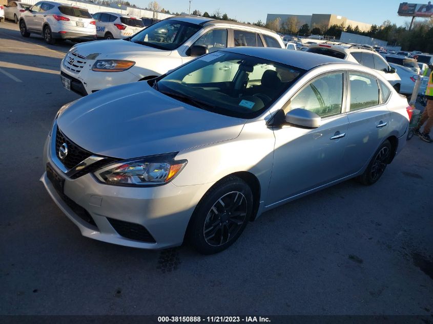 2019 Nissan Sentra S VIN: 3N1AB7AP7KY386382 Lot: 38150888