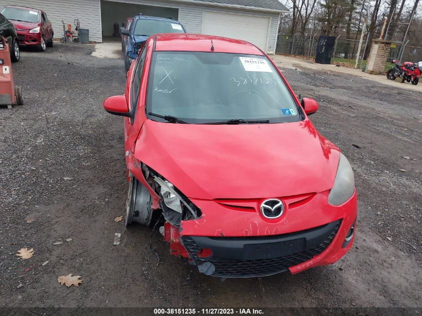 JM1DE1L2XC0135481 2012 Mazda Mazda 2