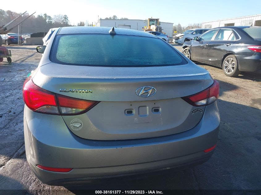 2014 Hyundai Elantra Se (Ulsan Plant) VIN: KMHDH4AE4EU065554 Lot: 38151377