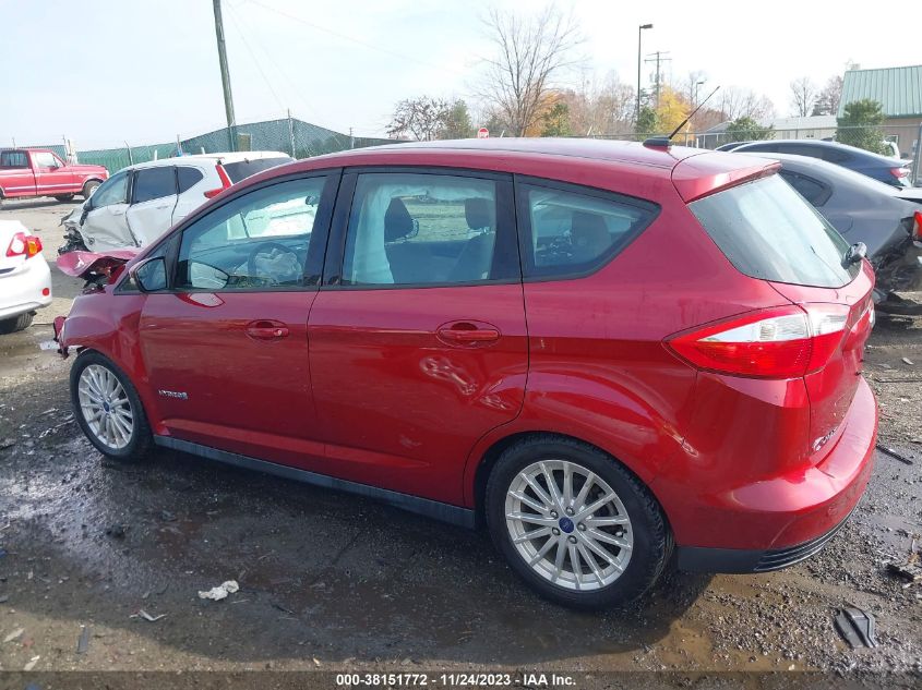 2013 Ford C-Max Hybrid Se VIN: 1FADP5AU8DL554263 Lot: 38151772