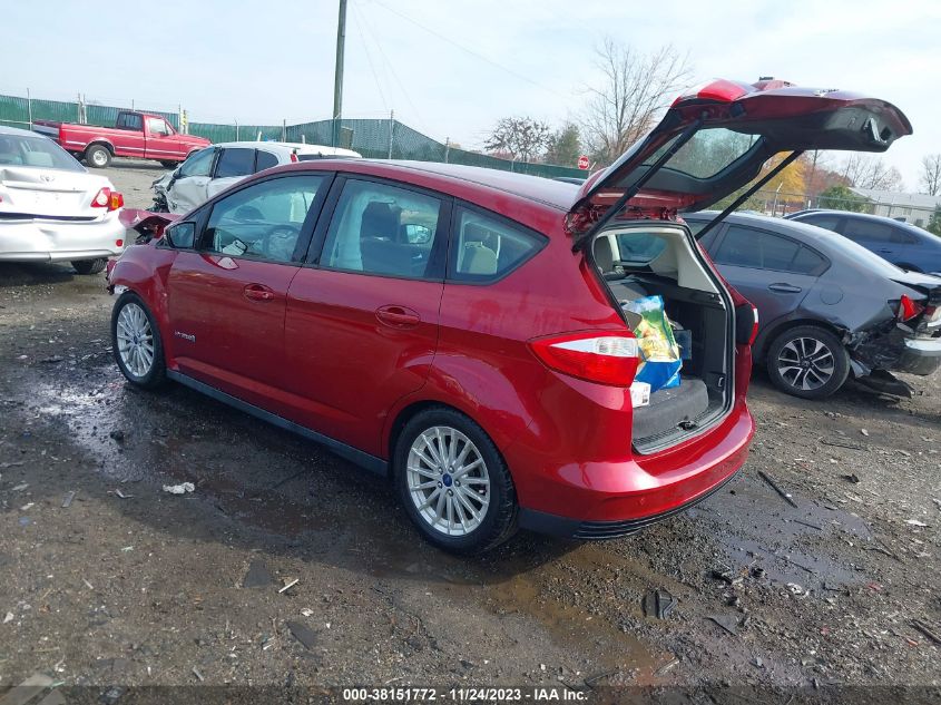 2013 Ford C-Max Hybrid Se VIN: 1FADP5AU8DL554263 Lot: 38151772