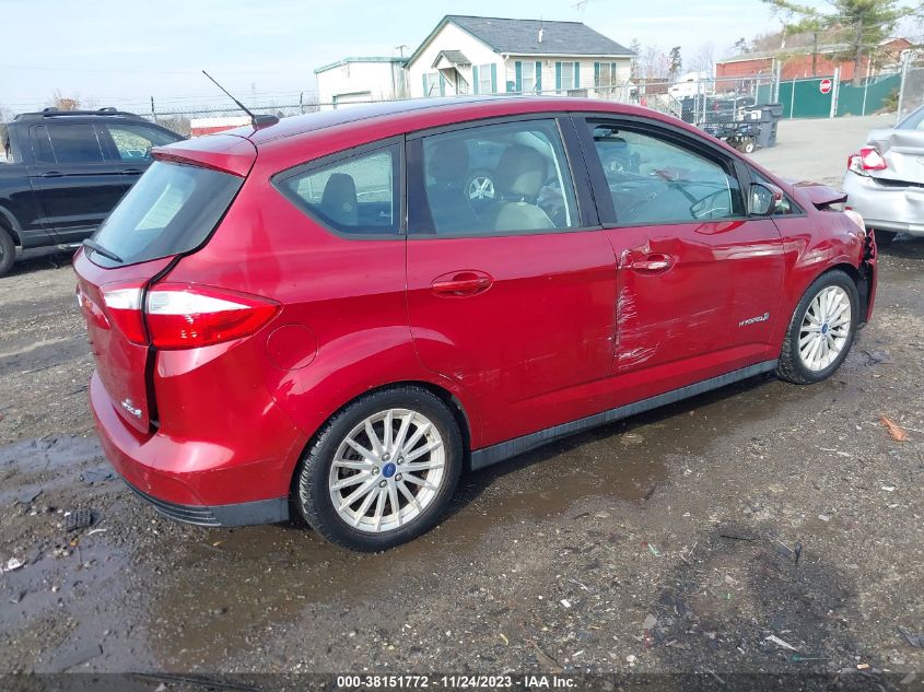 2013 Ford C-Max Hybrid Se VIN: 1FADP5AU8DL554263 Lot: 38151772