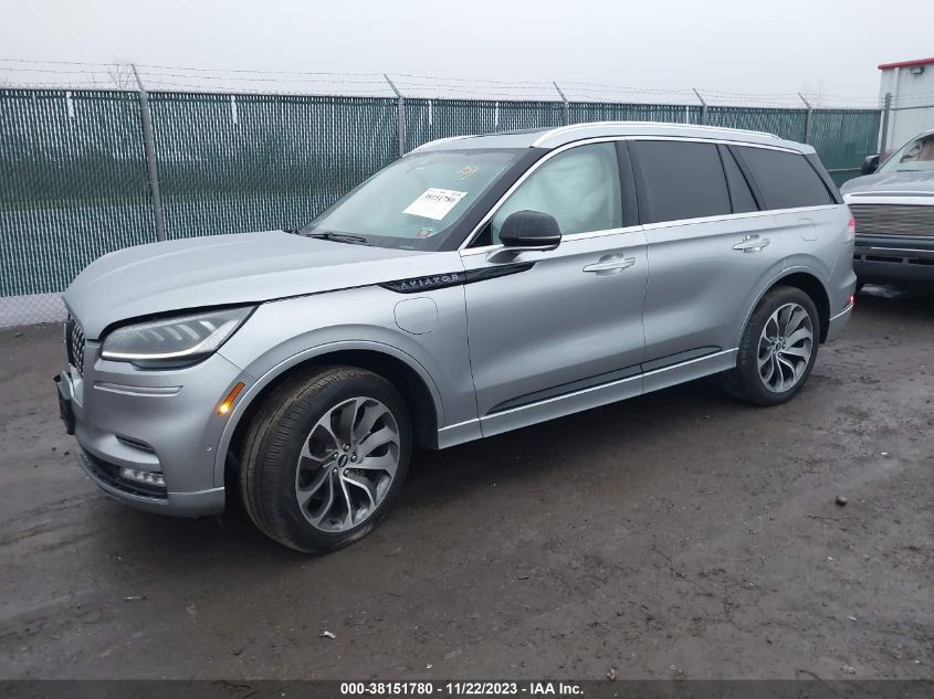 2022 Lincoln Aviator Grand Touring VIN: 5LMYJ8XY2NNL01494 Lot: 38151780