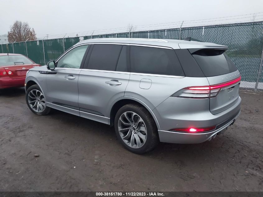 2022 Lincoln Aviator Grand Touring VIN: 5LMYJ8XY2NNL01494 Lot: 38151780