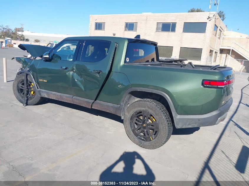 2023 Rivian R1T Adventure Quad-Motor Large Pack VIN: 7FCTGAAA3PN019252 Lot: 38152383