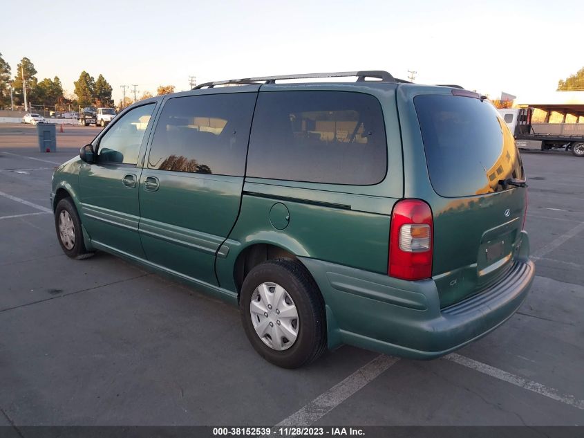 2000 Oldsmobile Silhouette Gl VIN: 1GHDX03EXYD203948 Lot: 38152539