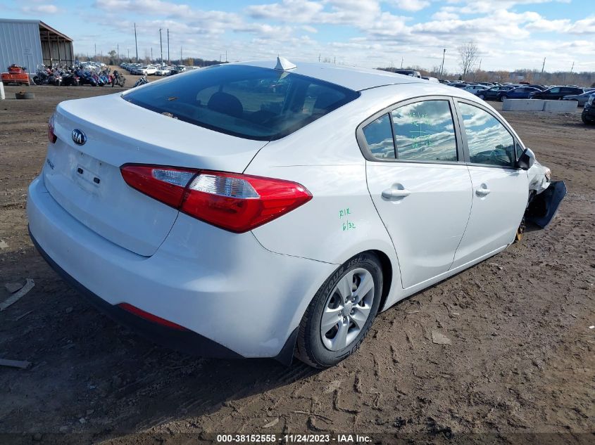 2016 Kia Forte Lx VIN: KNAFK4A61G5509961 Lot: 38152555