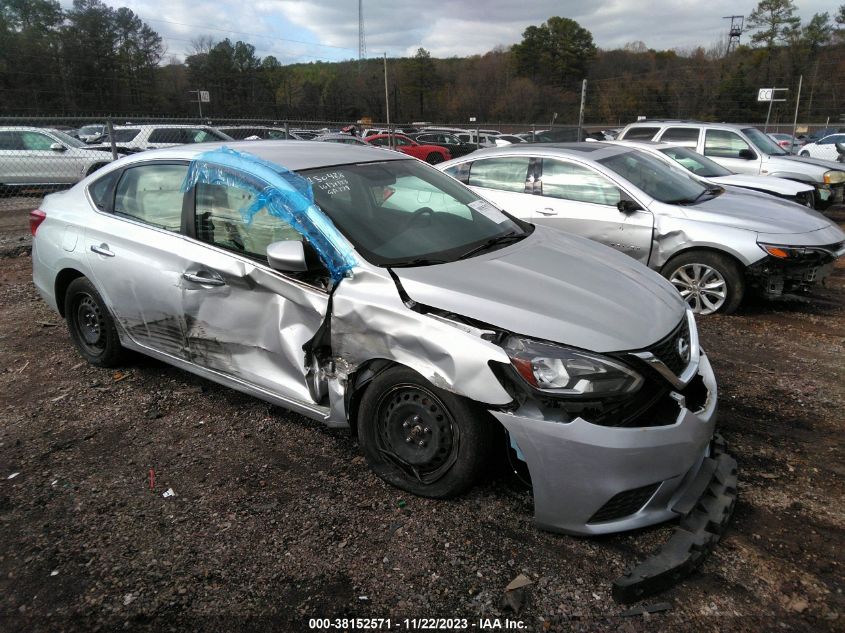 2019 Nissan Sentra S VIN: 3N1AB7AP5KY344504 Lot: 38152571