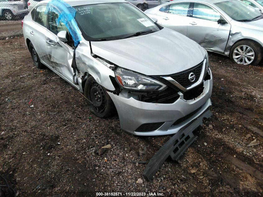 2019 Nissan Sentra S VIN: 3N1AB7AP5KY344504 Lot: 38152571