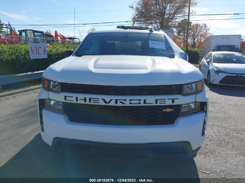 2021 Chevrolet Silverado 1500 2Wd Short Bed Custom VIN: 1GCPWBEK2MZ280881 Lot: 38152678