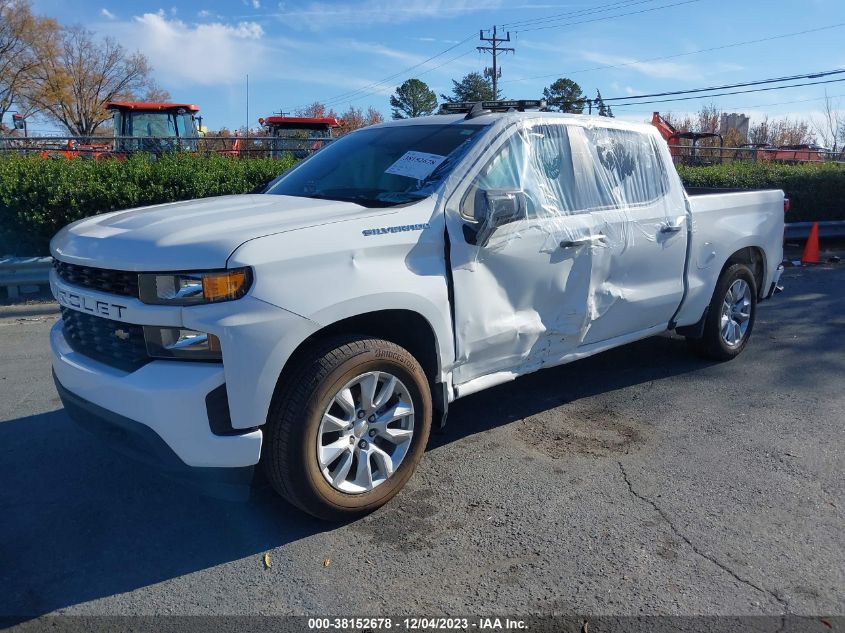 2021 Chevrolet Silverado 1500 2Wd Short Bed Custom VIN: 1GCPWBEK2MZ280881 Lot: 38152678