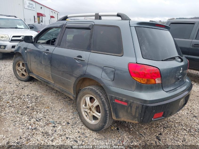 JA4LX31G23U076977 2003 Mitsubishi Outlander Ls