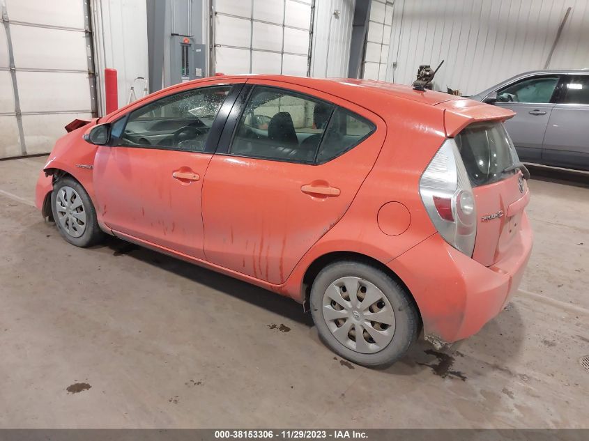 JTDKDTB36D1041769 2013 Toyota Prius C Two