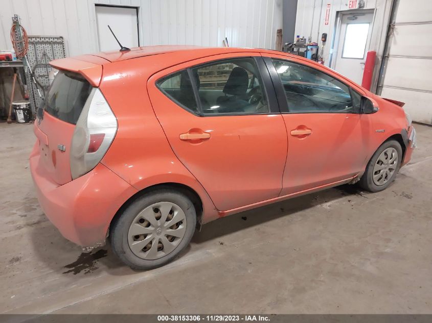 JTDKDTB36D1041769 2013 Toyota Prius C Two