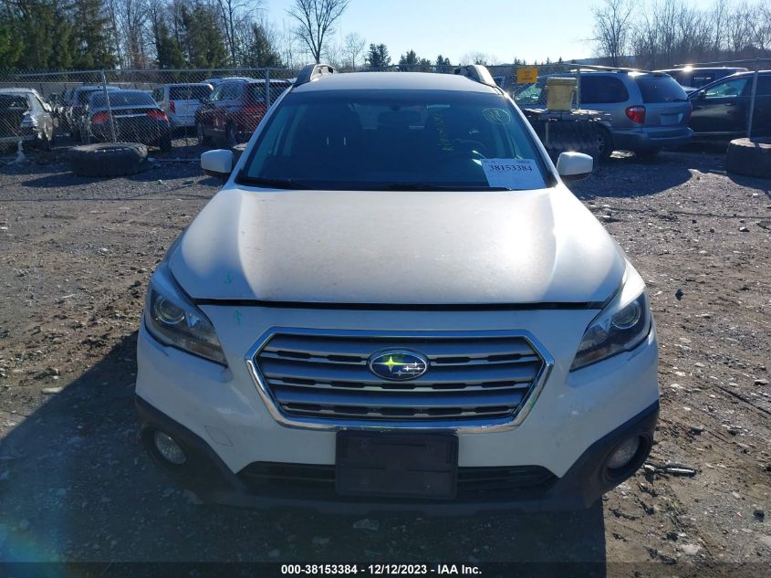 2016 Subaru Outback 2.5I Premium VIN: 4S4BSACC8G3221526 Lot: 38153384