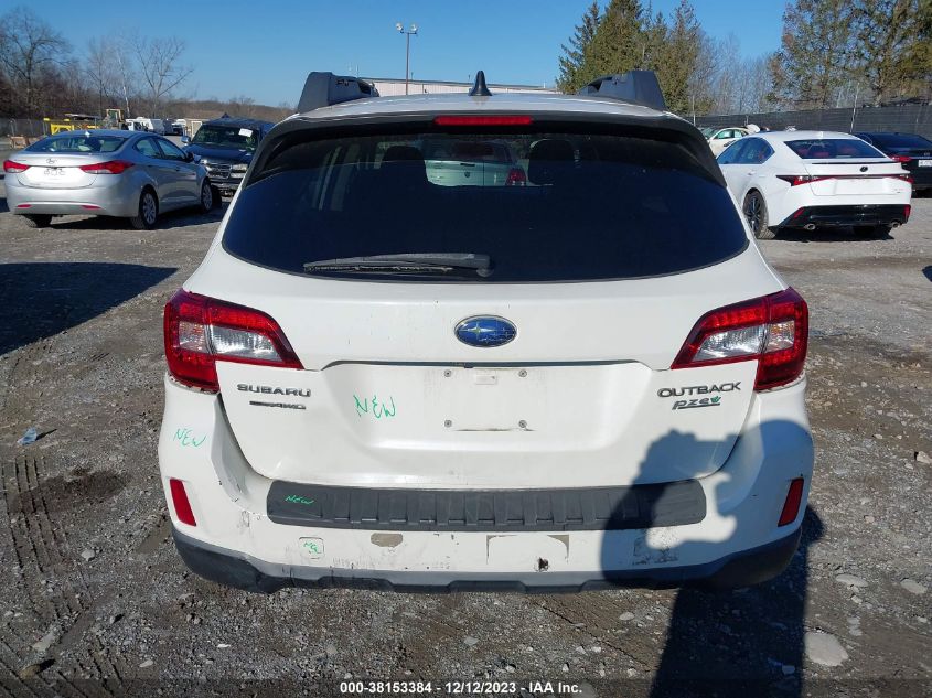 2016 Subaru Outback 2.5I Premium VIN: 4S4BSACC8G3221526 Lot: 38153384